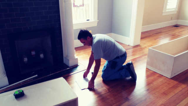 Bob Ford Jr. measure for a custom rug