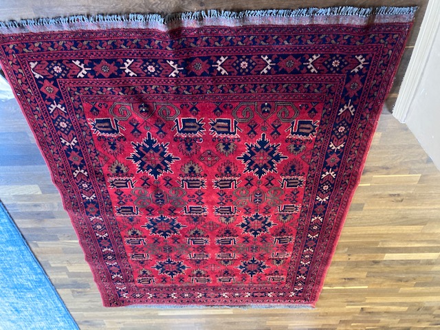 PAKISTAN 4'9"X6'4" OR 30.08SF hand-knotted area rug