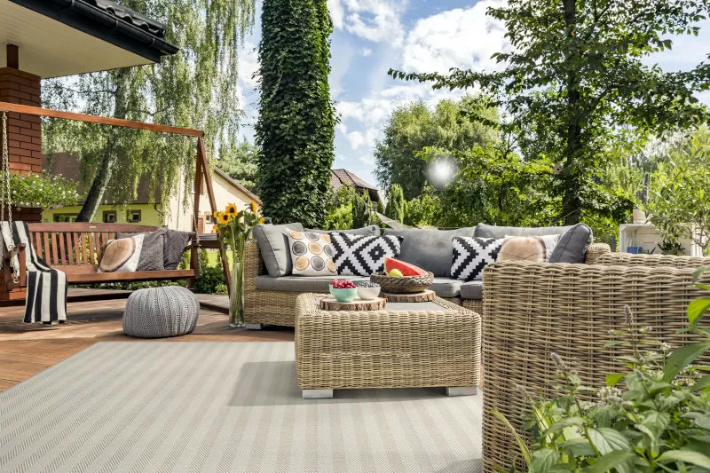 St. Kitt's frost indoor/outdoor carpet