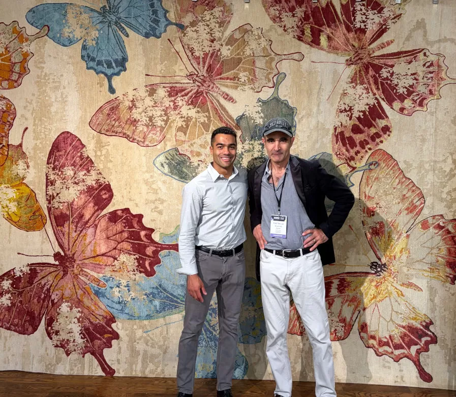 Erbile and son NY Rug Show