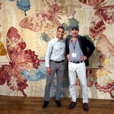 Erbil and son NY Rug Show