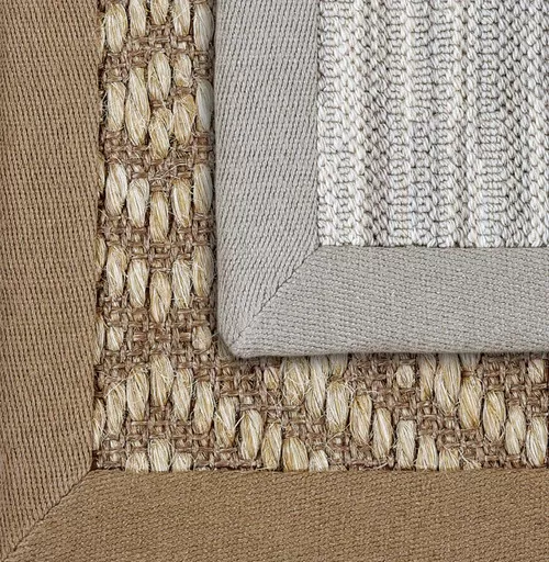 Rugs with bindings