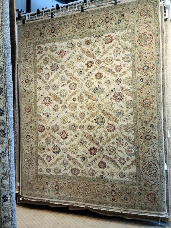 89-Empress Cream/Camel, Sovereign collection, 8'1x10'4 hand knotted rug