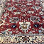 Hand-knotted, wool rug on sale.