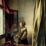 Vermeer painting "Girl Reading a Letter"