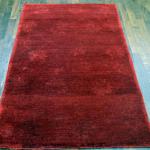 Floral vine ruby rug