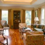 Living room with a wood floor