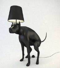 Lamp of great date relieving himself 