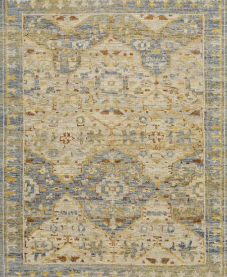 Hand knotted wool rug Saray PW Powhatan